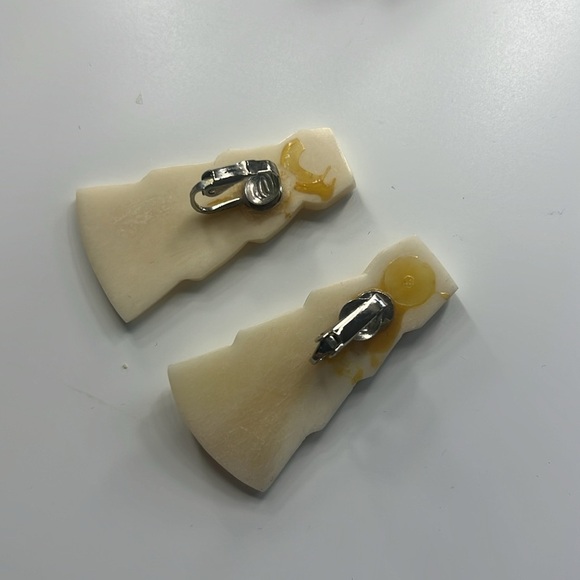 Vintage 1980’s Bone Karla Jordan Necklace Set - Picture 4 of 6